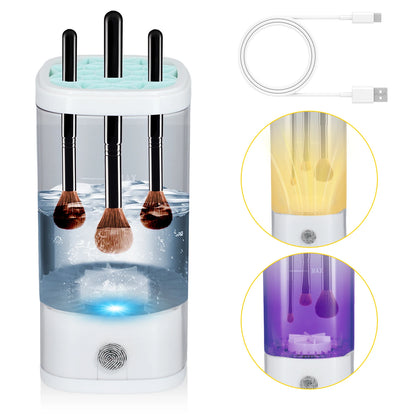 3 In 1 Electric Makeup Brush Cleaner