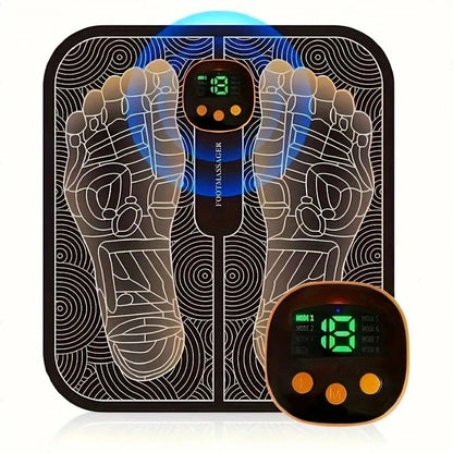 EMS Foot Massager for Muscle Relaxation LCD