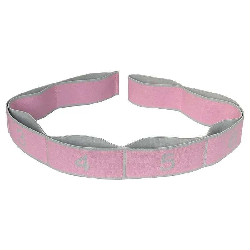 Elastic Yoga Stretching Strap, Multi-Loop