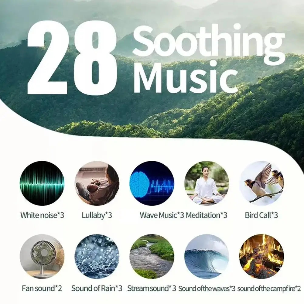 White Noise Sound Machine 28 Solfeggio Frequencies