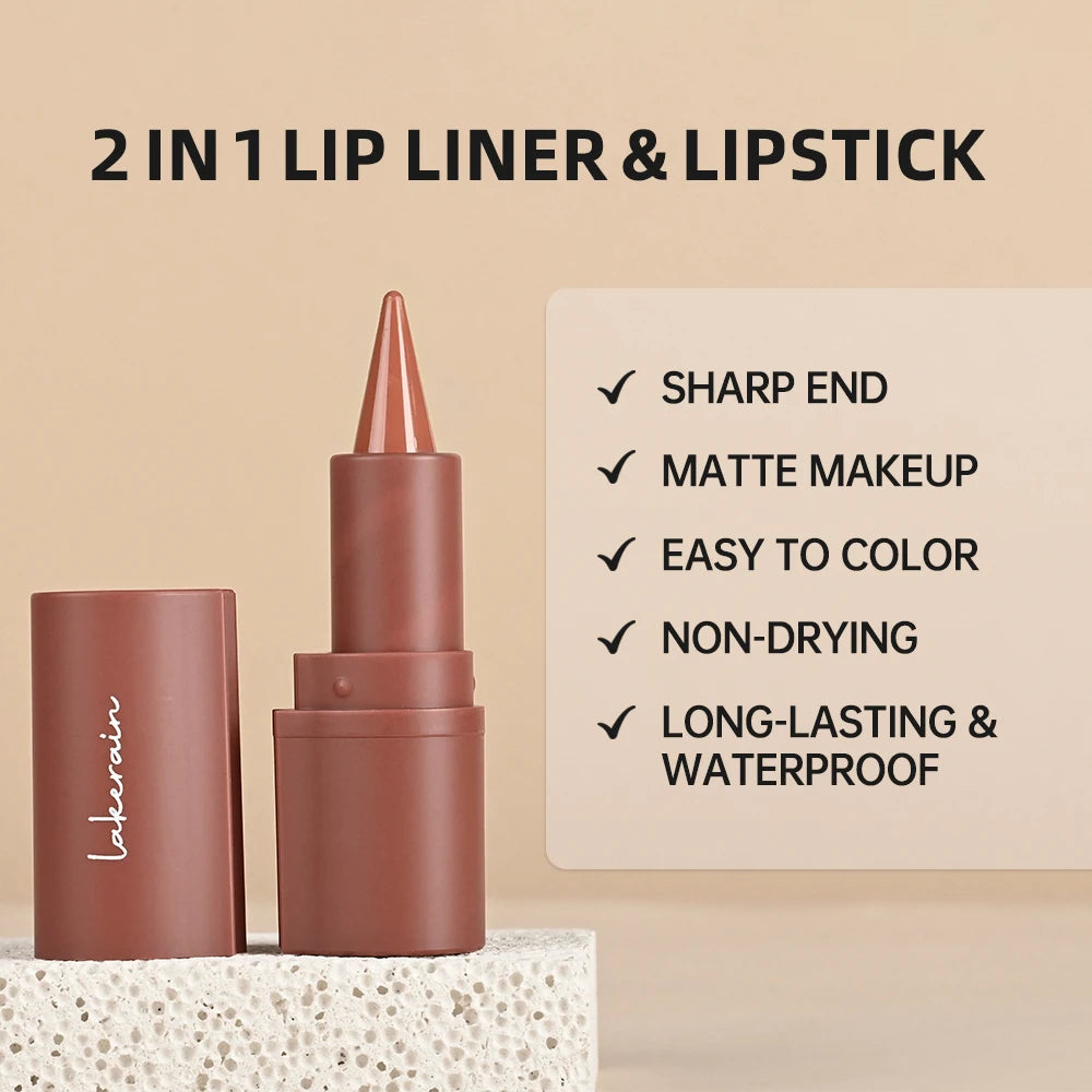 Liner/Lipstick Pen Long Lasting Waterproof Gradient Quick Drying