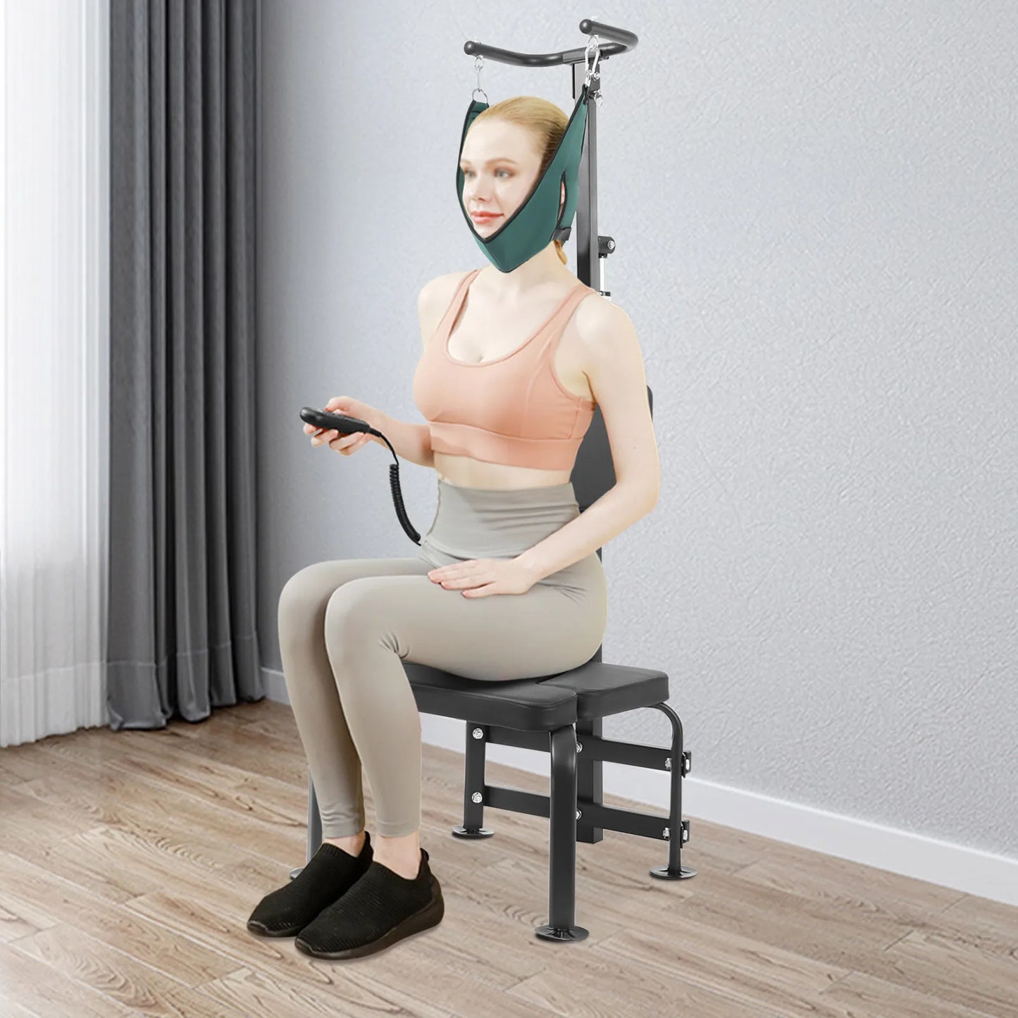 Electric Cervical Traction Device Neck Stretcher