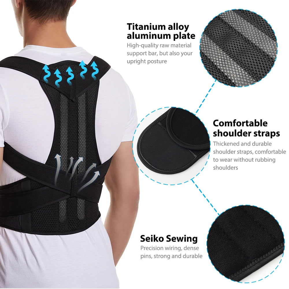 Back Brace Posture Corrector Women & Men