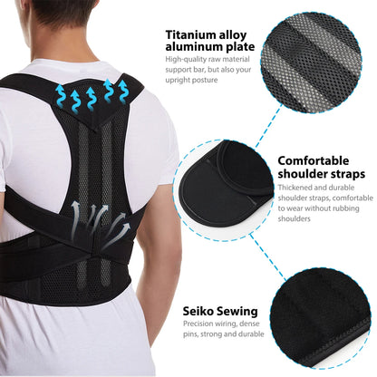 Back Brace Posture Corrector Women & Men