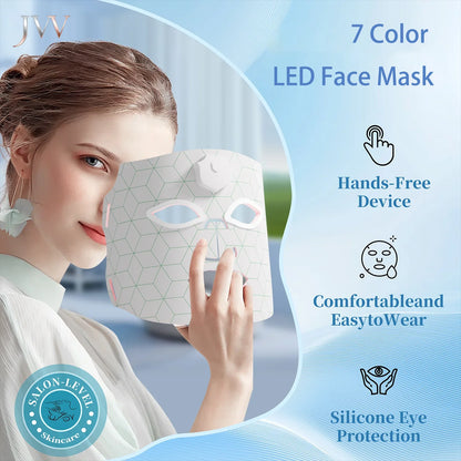 Portable 7 Colors Red Light Therapy Mask