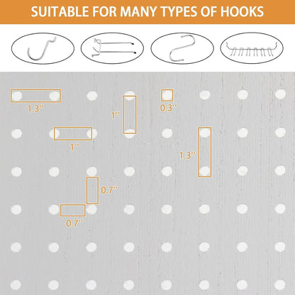 Freestanding Pegboard , 5 FT Room Divider