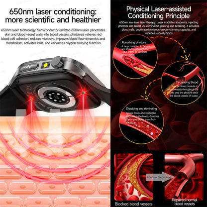 2026 New Smart Watch Laser Therapy.............