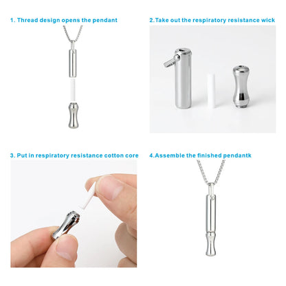 Breathing Anxiety Relief Necklace - Mindfulness