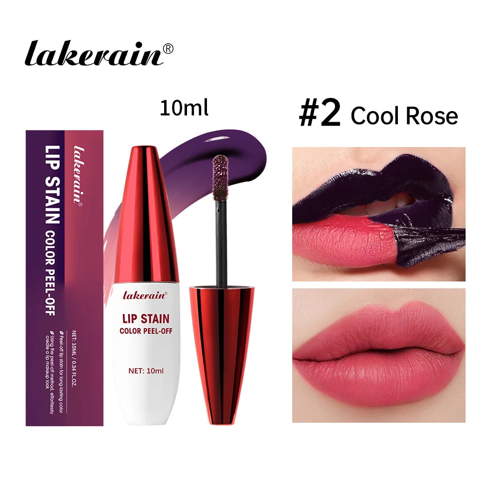 Peel Off Waterproof Lip Gloss Matte - Tinted