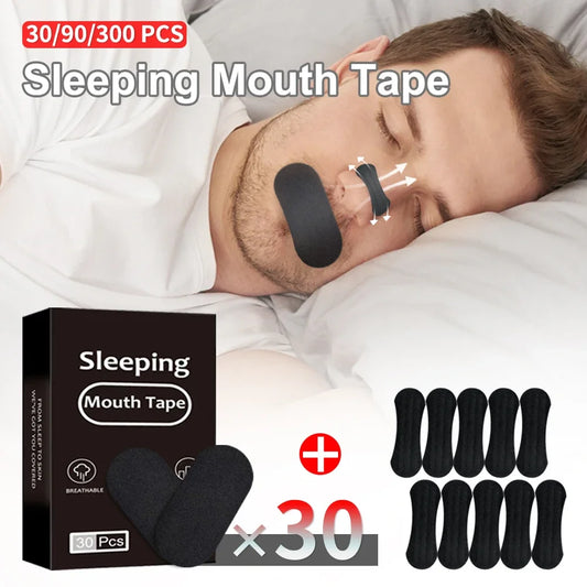 Mouth Tape to Stop Snoring  + Allergenic Nose Strips