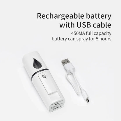 Nano Cold Spray Face Steamer Mini Portable