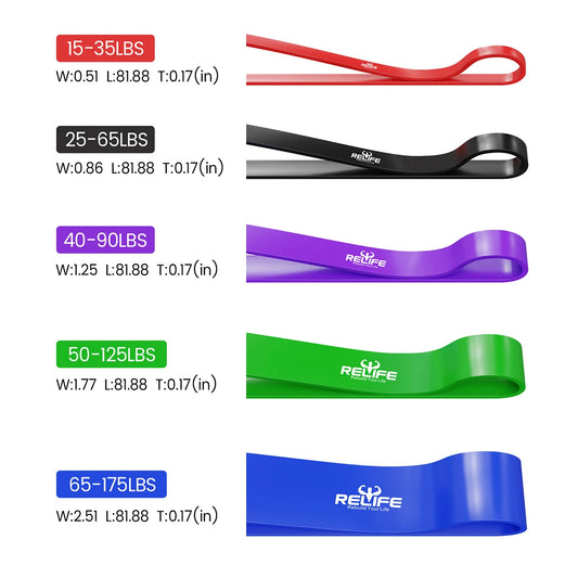 Resistance Bands 5 Pull -Up Assist