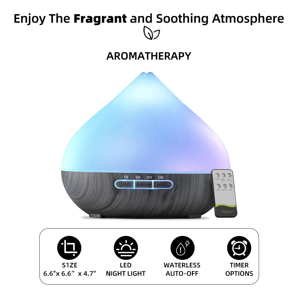 Ultrasonic Air Humidifier Essential Oil Diffusers