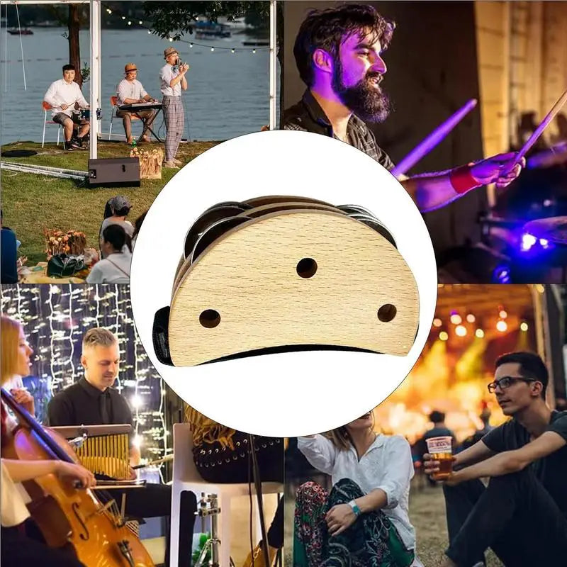 Foot Tambourines For Adults Wooden Foot Tapping