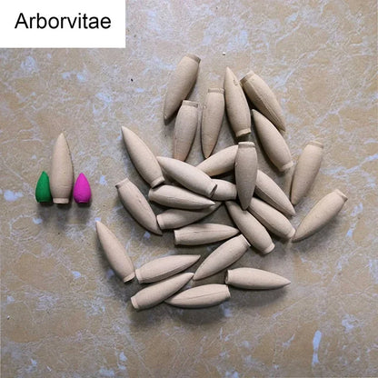 Natural Oversized Backflow Incense Cones 30 Minutes