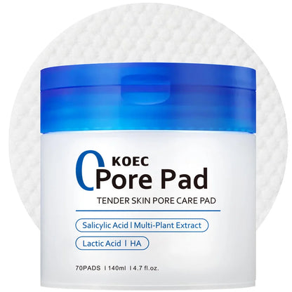 70 Dual-Textured Facial Toner Pore Pads