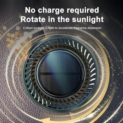 Aromatherapy Solar Auto Rotating Car Air Freshener