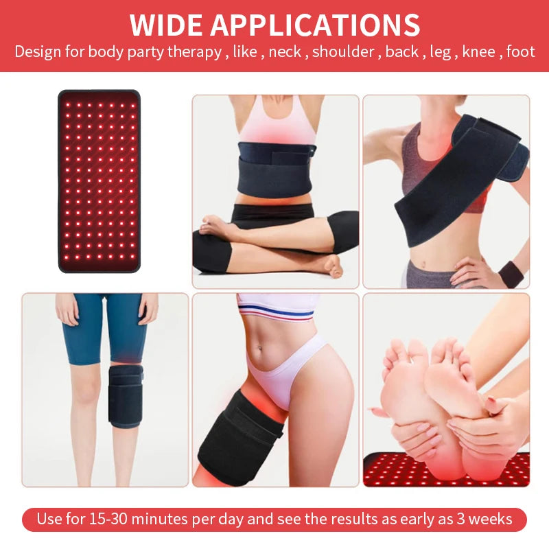 Red Light Therapy Pad for Pain Relief