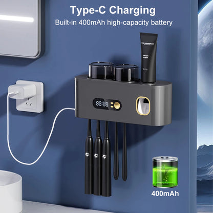 Portable Toothbrush Sterilizer Wireless UV Sanitation Holder