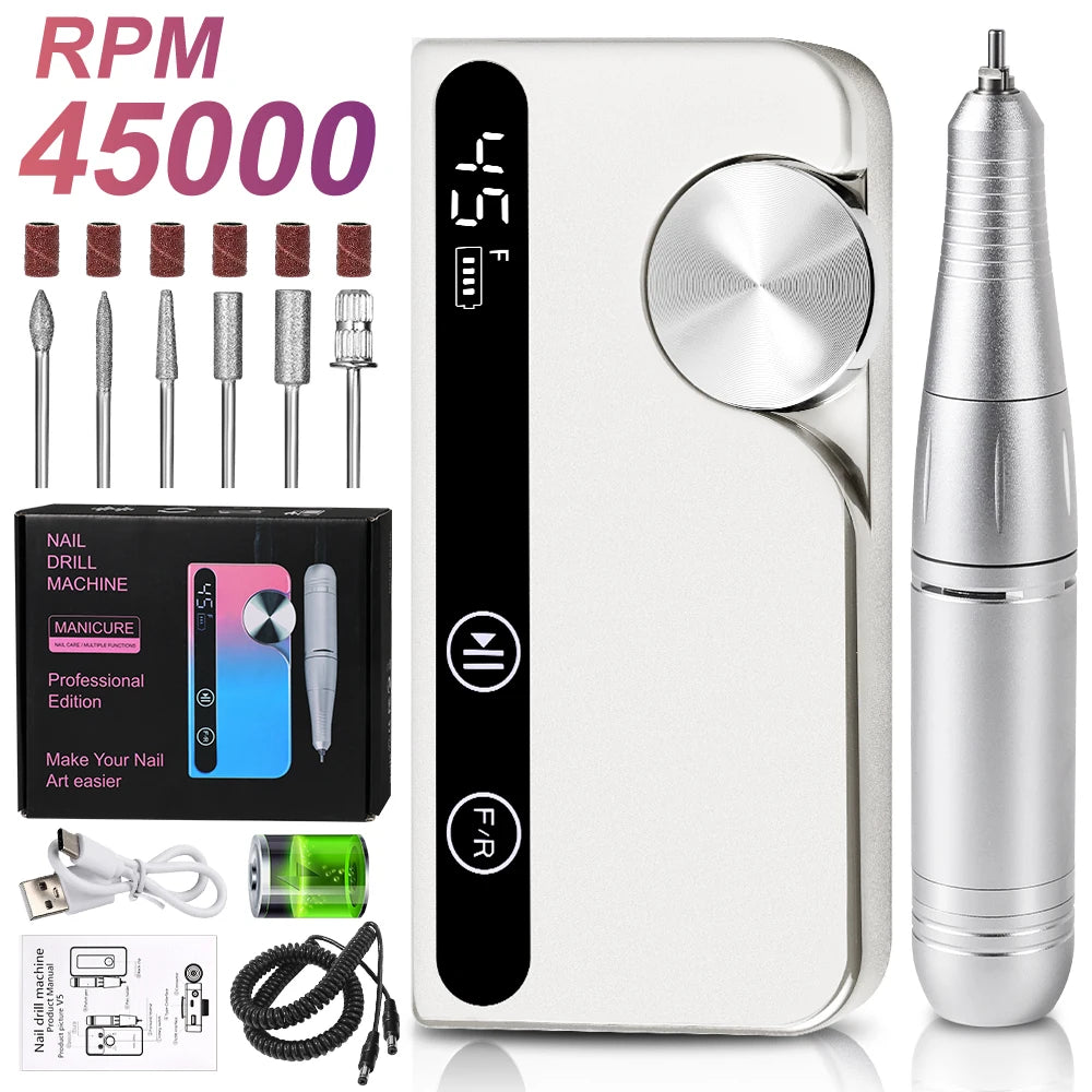 Professional Nail Drill Rechargeable