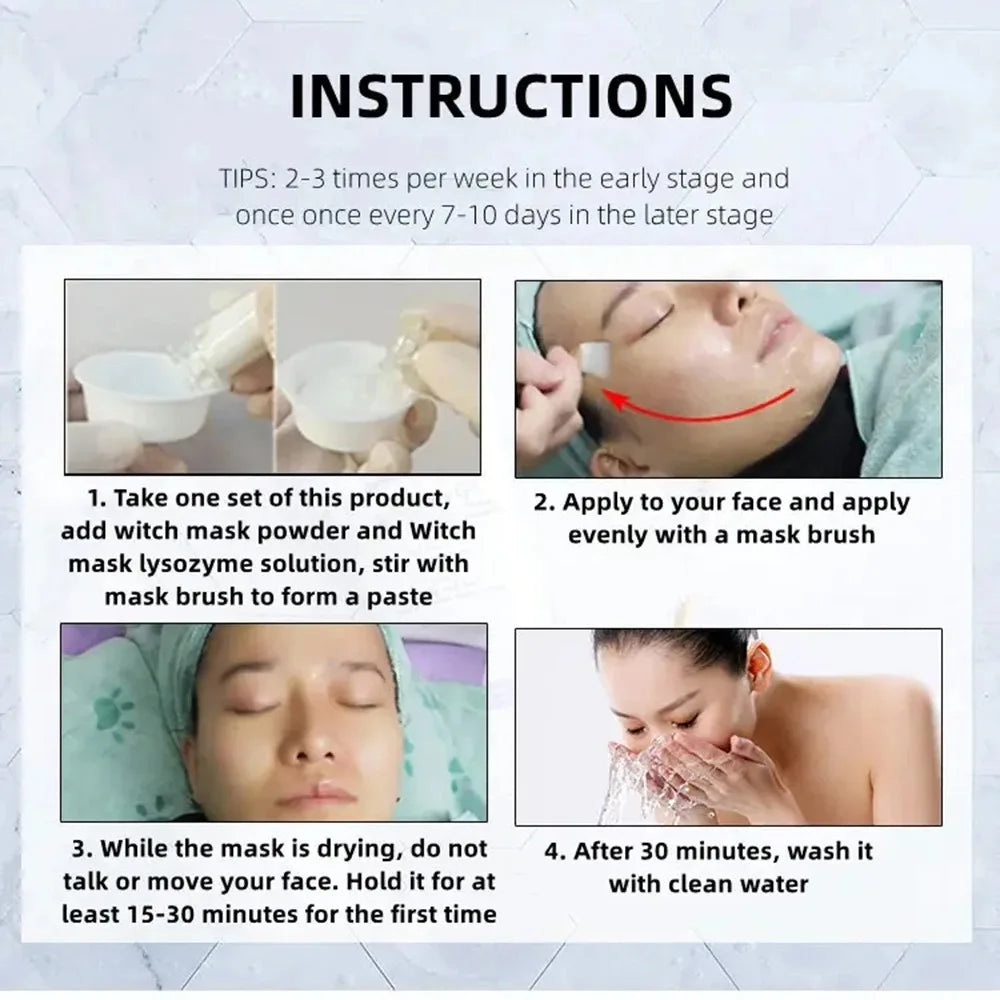 Collagen Hyaluronic Acid Face Mask DIY  Freeze-Dried