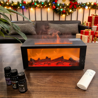 Fireplace Diffuser Essential Oil Colorful Flame Fire