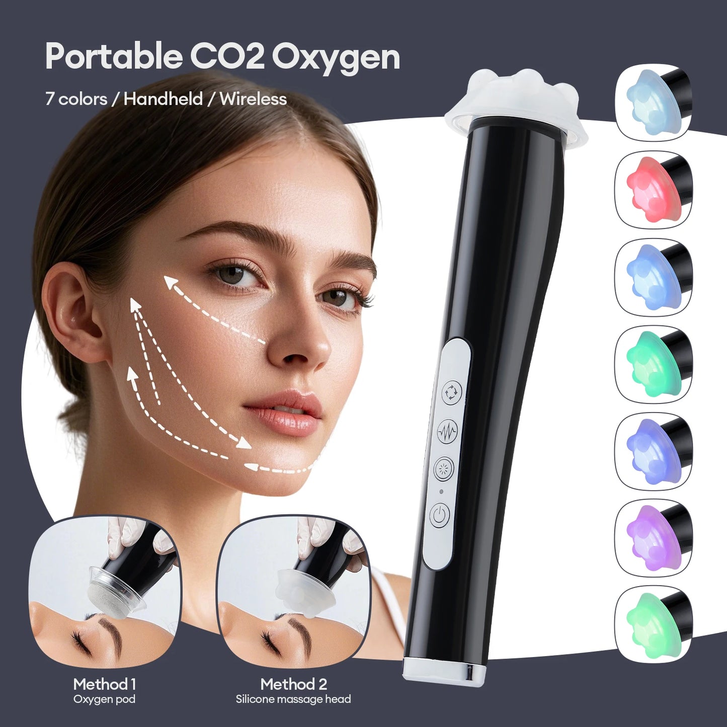Oxygen Bubble Pen 5-Gear Vibration Bubble Tool