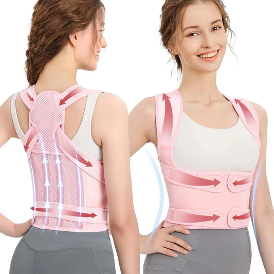 Adjustable Full Back Brace Posture Corrector Women/Men