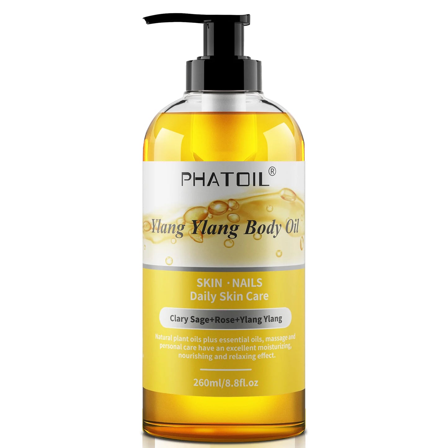 Body Oil For Skin Care Massage